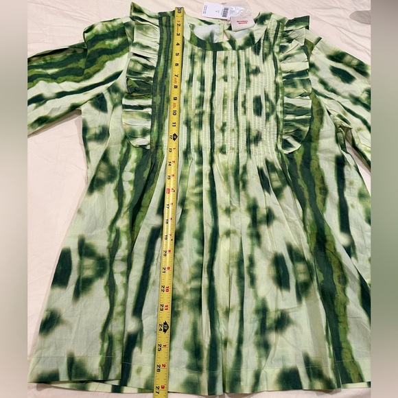 EMILIA RUFFLED TIE-DYE BLOUSE from Anthropologie - Picture 7 of 7